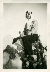 Arthur Kilgour in Egypt, circa 1955.