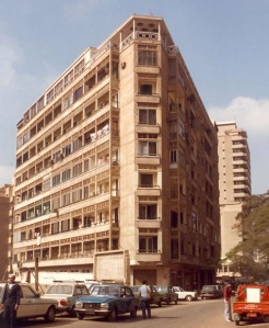 The Wadi el Nil building in Cairo, from which Herbert Norman jumped to his death
